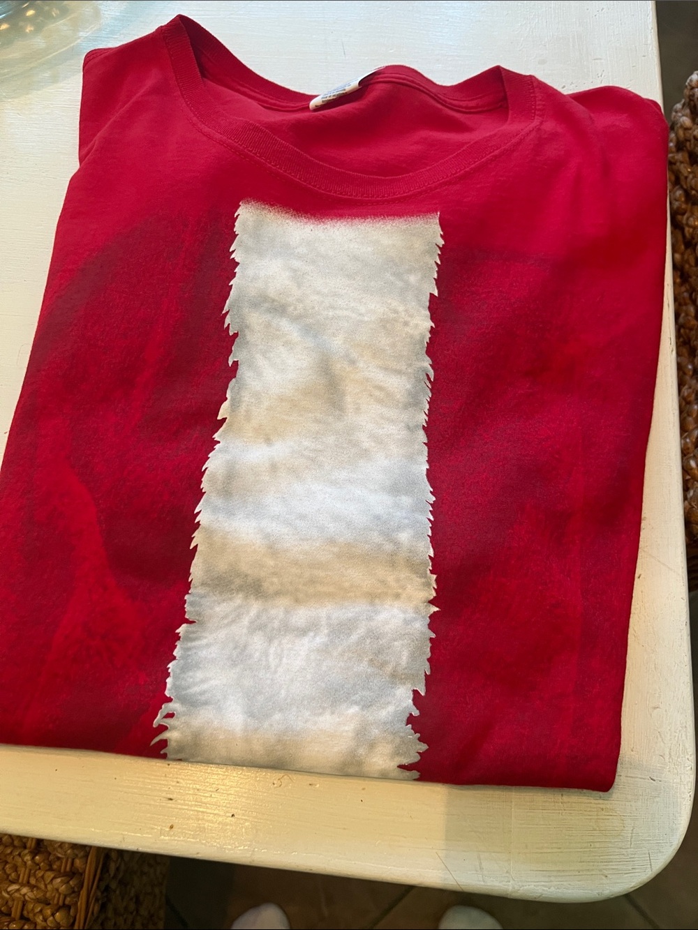 Men Red Santa Graphic Tee